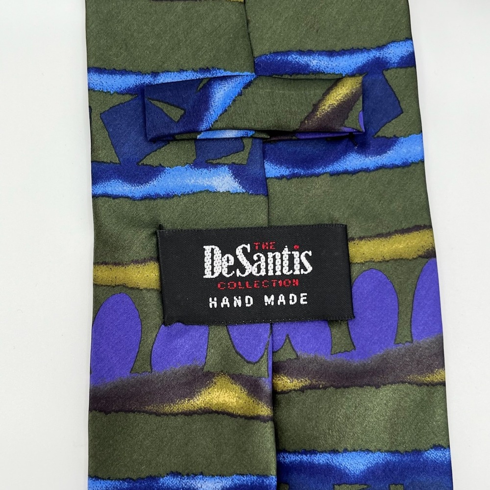 The DeSantis Collection Necktie Mens LOT of 4 Silk Ties Abstract Made in Italy - Picture 4 of 16